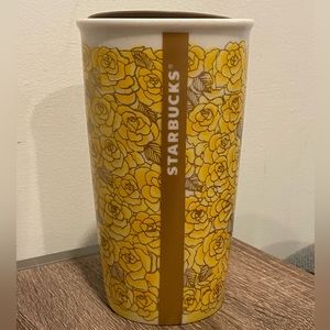 Starbucks Yellow Rose of Texas Ceramic Coffee Mug